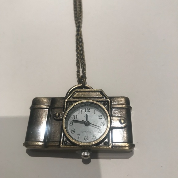 Brand New Camera Watch Pendant Necklace - Picture 5 of 8